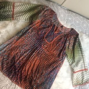 La Moda tunic top. Sz L made in India-cotton